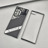 Samsung Galaxy Z Fold 6 Plating Leather Case Front Screen Protector