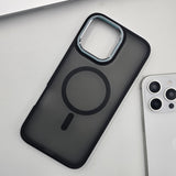 iPhone Smokey Magnetic Magsafe Case Metal Camera Bump