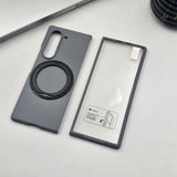 Samsung Galaxy Z Fold 6 Matte Finish Magnetic Magsafe Rotating Ringstand Case