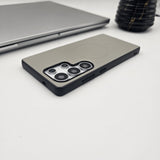 Samsung Galaxy S24 Ultra Smooth Feel Leather Magnetic Magsafe Case