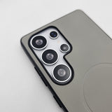 Samsung Galaxy S24 Ultra Smooth Feel Leather Magnetic Magsafe Case