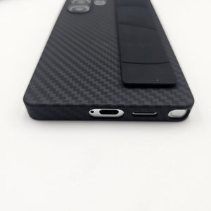 Samsung Galaxy S23 Ultra Carbon Fibre Wristband Camera Protection Case