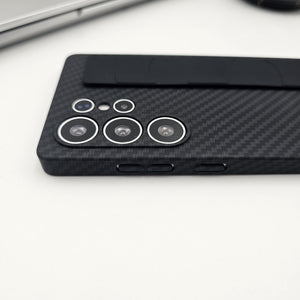 Samsung Galaxy S23 Ultra Carbon Fibre Wristband Camera Protection Case