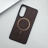 Samsung Galaxy S25 Edge Super High Magnetic Magsafe PU Leather Case