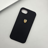 iPhone 16E FR Sports Car Logo Liquid Silicone Case Cover