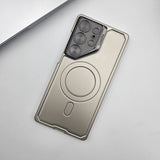 Samsung Galaxy S25 Ultra Metal Camera Kickstand Magnetic Magsafe Case