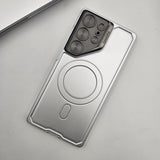 Samsung Galaxy S25 Ultra Metal Camera Kickstand Magnetic Magsafe Case