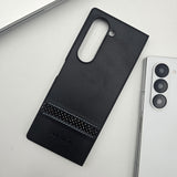 Samsung Galaxy Z Fold 6 PU Leather Stripe Texture Case