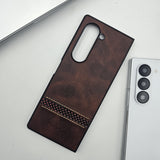 Samsung Galaxy Z Fold 6 PU Leather Stripe Texture Case