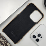 iPhone 15 Series CD Embroidery Luxury Phone Case