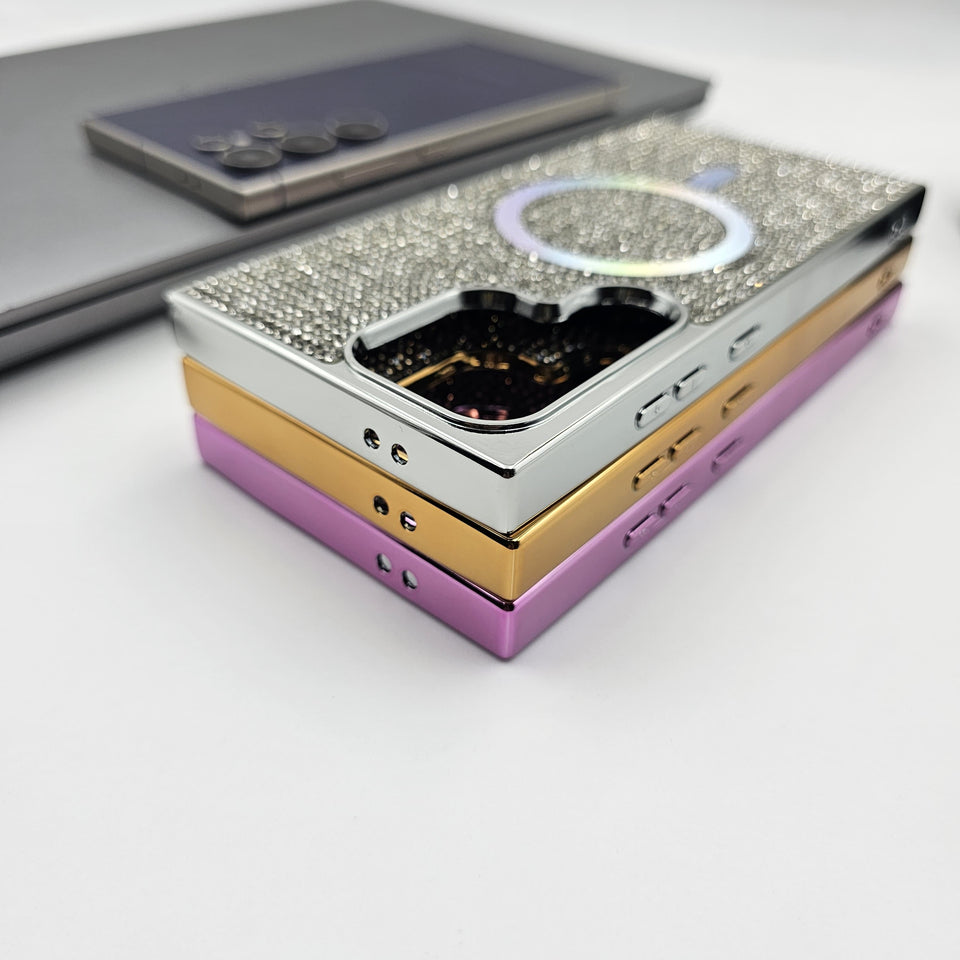 Samsung Galaxy S25 Ultra Diamond Glitter Shimmer Case With Magsafe