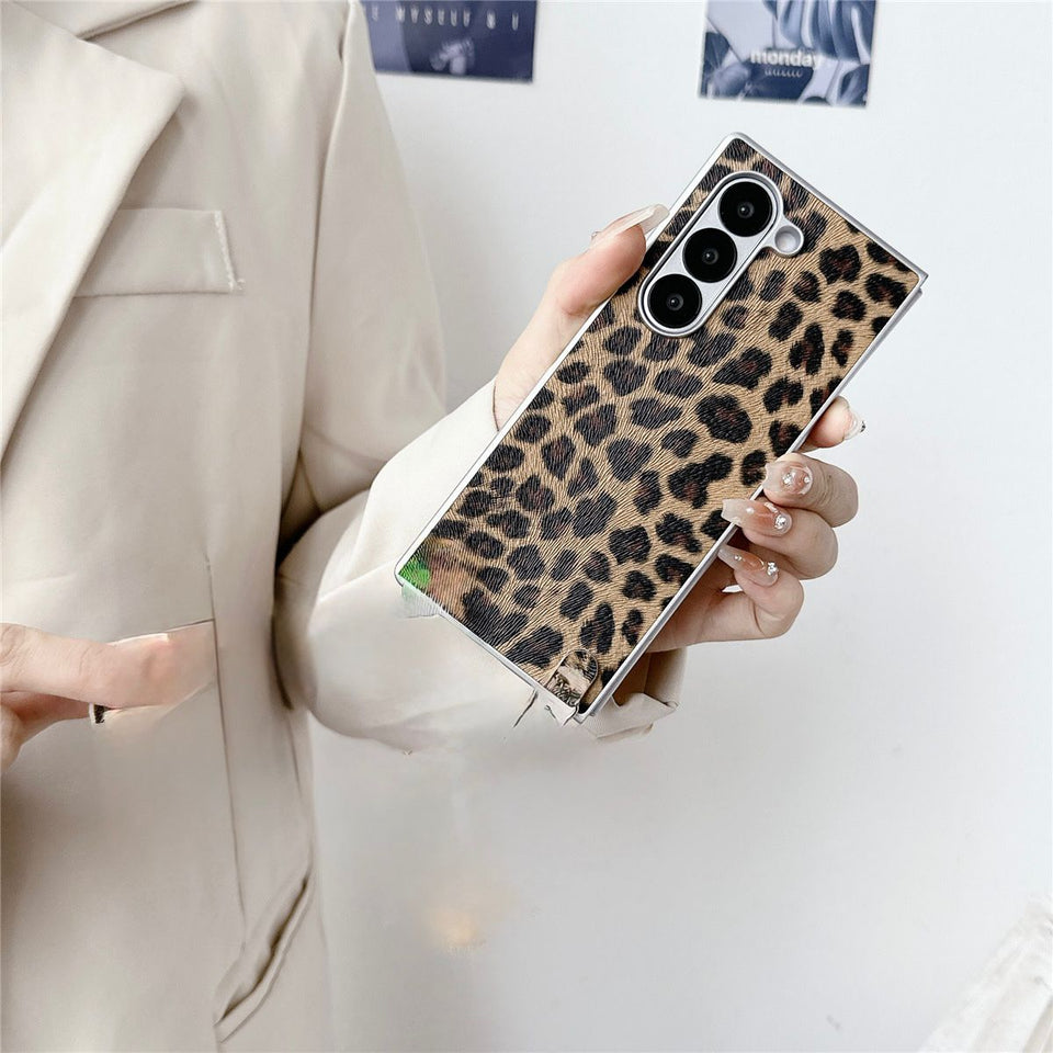 Samsung Galaxy Z Fold 5 Leopard Print Design Case