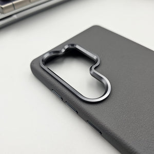 Samsung Galaxy S24 Ultra Hidden Magsafe Leather Case Support Wireless Charging