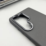 Samsung Galaxy S24 Ultra Hidden Magsafe Leather Case Support Wireless Charging