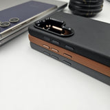 Samsung Galaxy S24 Ultra Hidden Magsafe Leather Case Support Wireless Charging