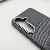 Samsung Galaxy S24 Carbon Fibre Pattern Slim Case