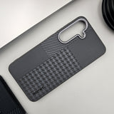 Samsung Galaxy S24 Carbon Fibre Pattern Slim Case