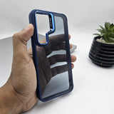Samsung Galaxy S25 Plus Smokey Finish Transparent Metal Camera Bump Case