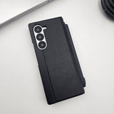 Samsung Galaxy Z Fold 6 PU Leather Kickstand Flip Case