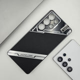 Samsung Galaxy S25 Ultra Luxury Electroplate Leather Case