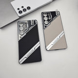 Samsung Galaxy S25 Ultra Luxury Electroplate Leather Case