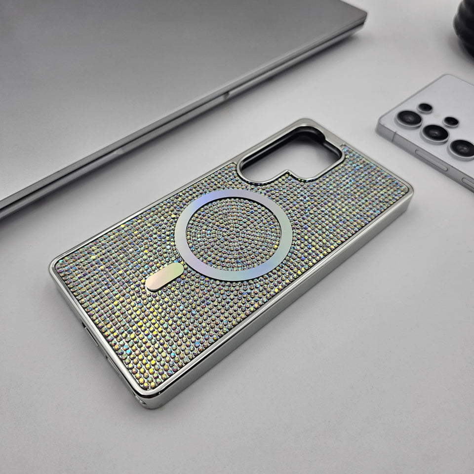 Samsung Galaxy S25 Ultra Diamond Glitter Shimmer Case With Magsafe