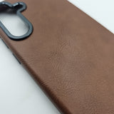 Samsung Galaxy S25 Metal Bump Leather Case