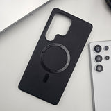 Samsung Galaxy S24 Ultra PU Leather Magnetic Magsafe Case