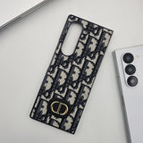 Samsung Galaxy Z Fold 6 CD Embroidery Luxury Phone Case