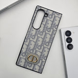 Samsung Galaxy Z Fold 6 CD Embroidery Luxury Phone Case