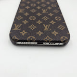 iPhone Luxury Brand Small Pattern PU Leather Case