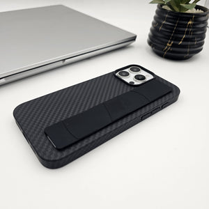 iPhone Carbon Fibre Wristband Matte Case