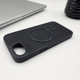 iPhone 16E Super High Magnetic Magsafe PU Leather Case