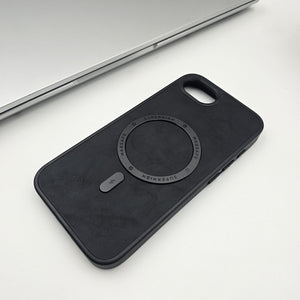 iPhone 16E Super High Magnetic Magsafe PU Leather Case