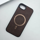 iPhone 16E Super High Magnetic Magsafe PU Leather Case