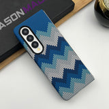 Samsung Galaxy Z Fold 3 Woolen Texture Pattern Case Cover Clearance Sale