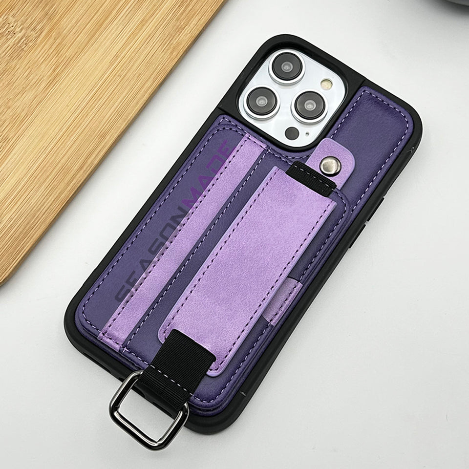 iPhone 15 Series Luxury Magsafe Leather Detachable Wallet Case Cover