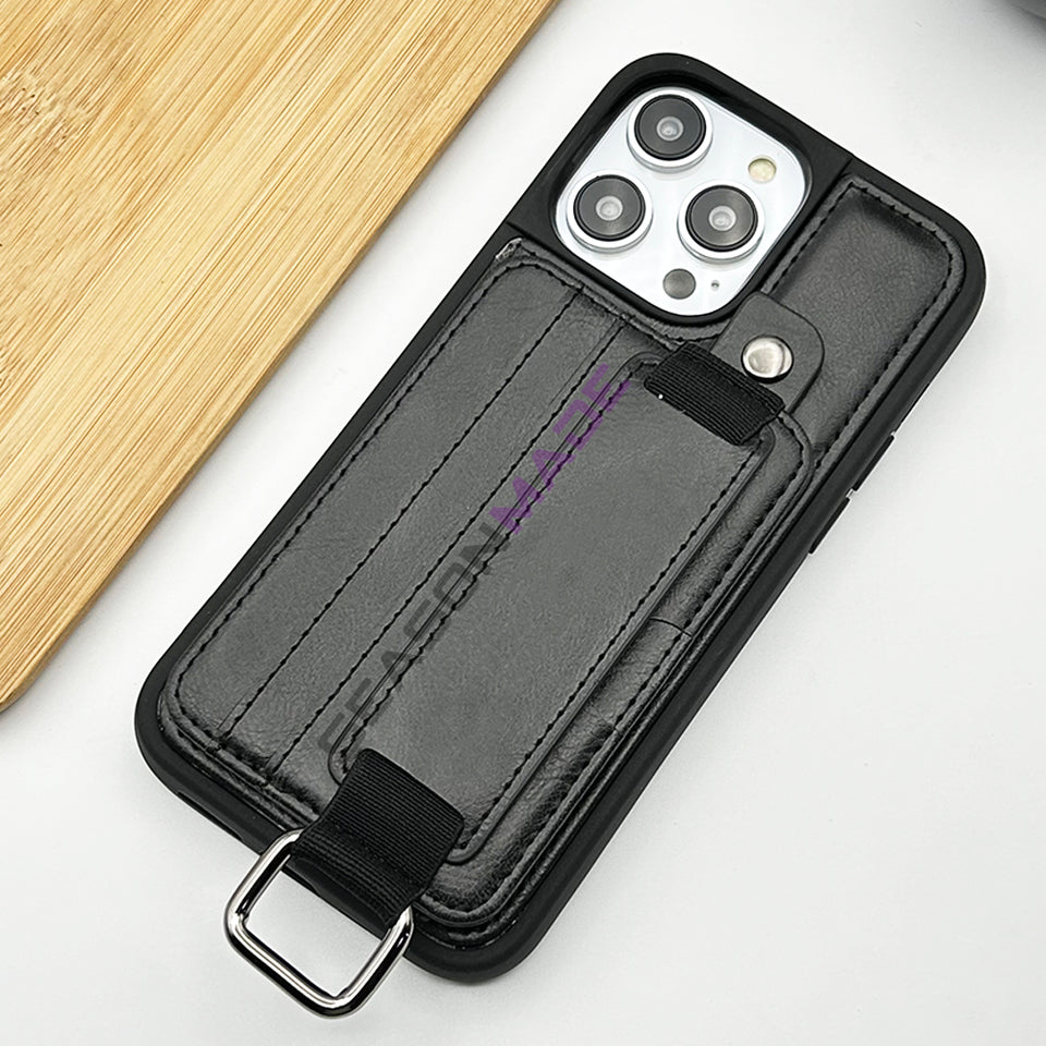 iPhone 15 Series Luxury Magsafe Leather Detachable Wallet Case Cover