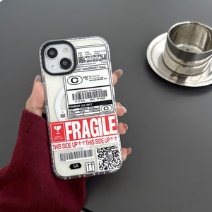 iPhone Luxury Fashion Popular Fragile Tag With MagSafe Case Cover