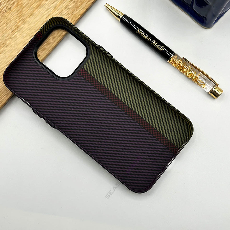 iPhone Premium Carbon Fiber Texture PC Hard Case Cover