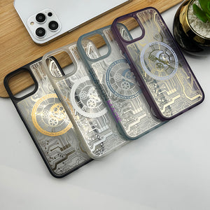 iPhone Mecha Circuit Board Design Magsafe Case Cover