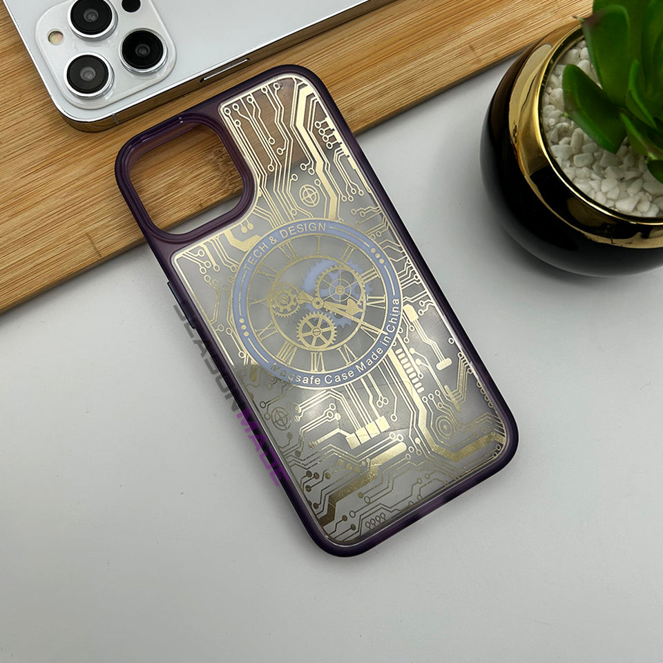 iPhone 14 Mecha Circuit Board Design Magsafe Case Cover Clearance Sale