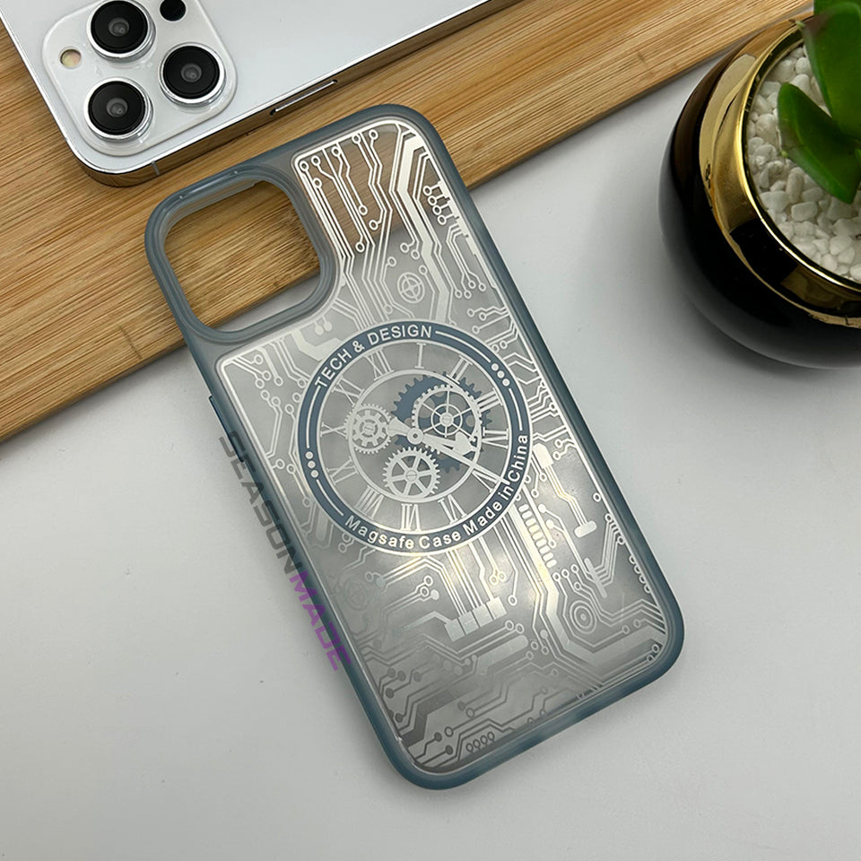 iPhone Mecha Circuit Board Design Magsafe Case Cover