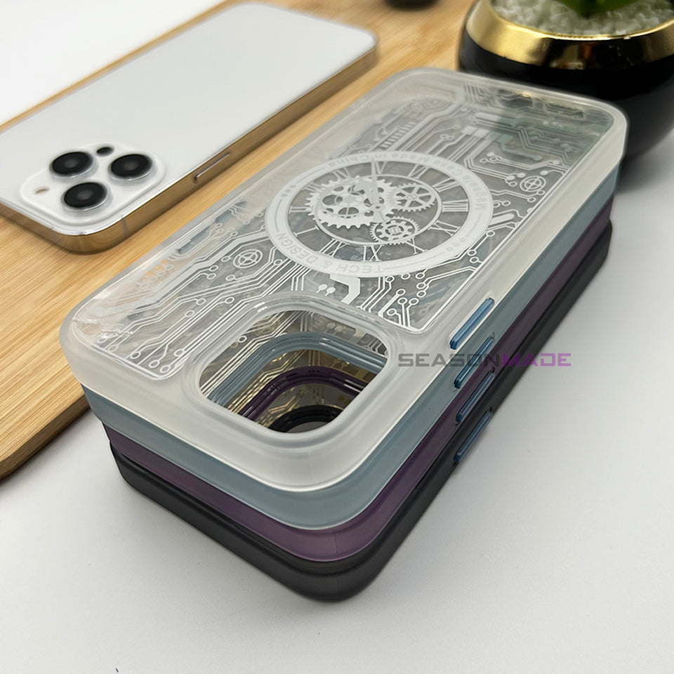 iPhone Mecha Circuit Board Design Magsafe Case Cover