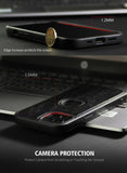 iPhone 15 Series Luxury Leather Logo Cut Back Case Cover