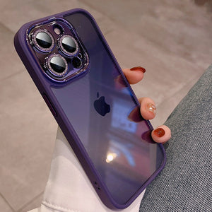 iPhone 14 Pro Max Purple Shimmer Camera Lens Protection Case Clearance Sale