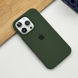 iPhone Liquid Silicone Case Cover Forest Green
