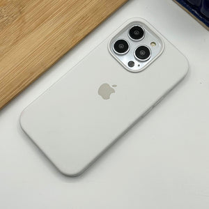 iPhone 15 Series Liquid Silicone Case Cover White