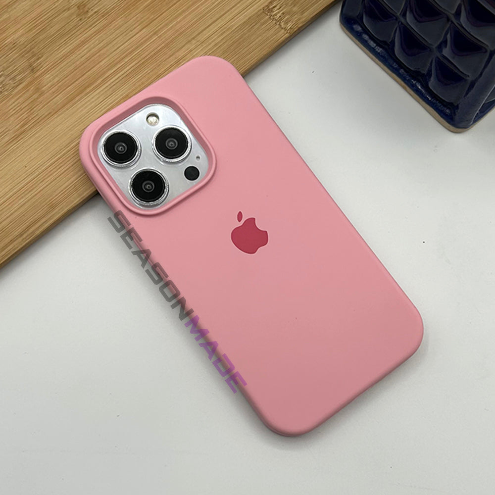 Apple iPhone Liquid Silicone Case Cover Rose Pink Clearance