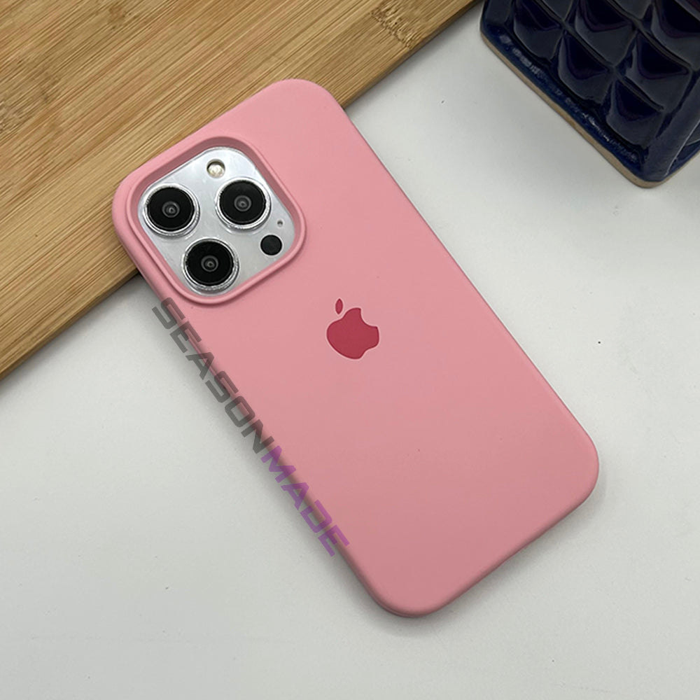 Apple iPhone Liquid Silicone Case Cover Rose Pink